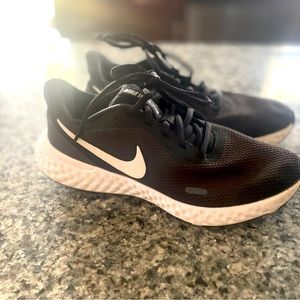 Black Nike sneakers